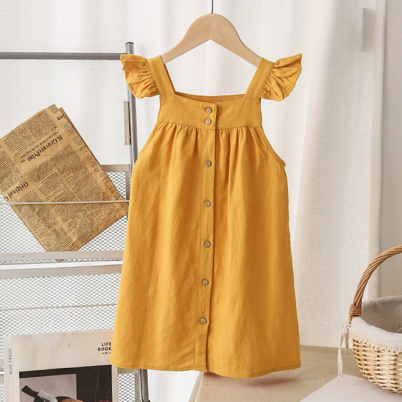 שמלת כותנה מקסימה- שנהב