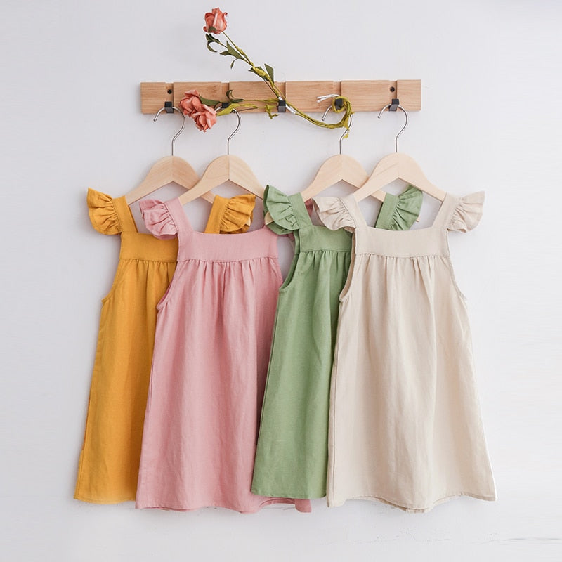 שמלת כותנה מקסימה- שנהב